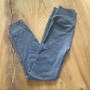 Grey Tone on Tone Detail Tights